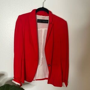 Zara Red orange Blazer